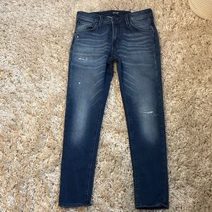 Jack & Jones Men's Deep Blue Skinny Jeans Slim Glenn 31/32